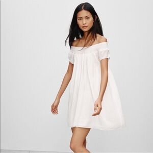 Aritzia Talula white mini dress